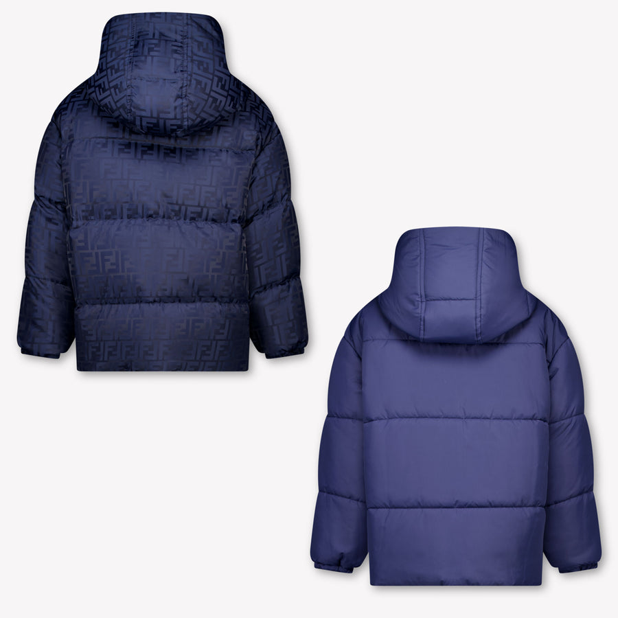 Fendi Kinder Jongens Winterjas In Navy