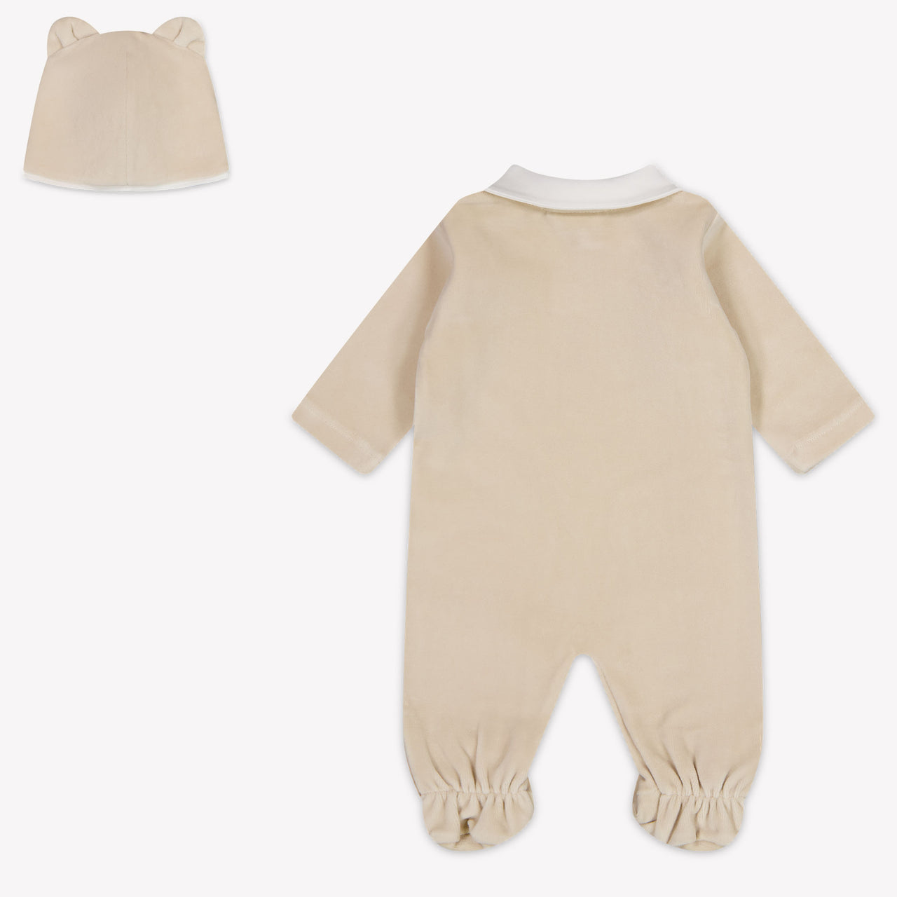 Fendi Baby Unisex Playsuit In Beige