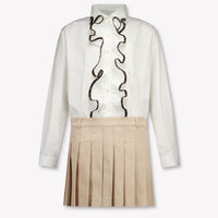 Fendi Kinder Meisjes Jurk In Beige