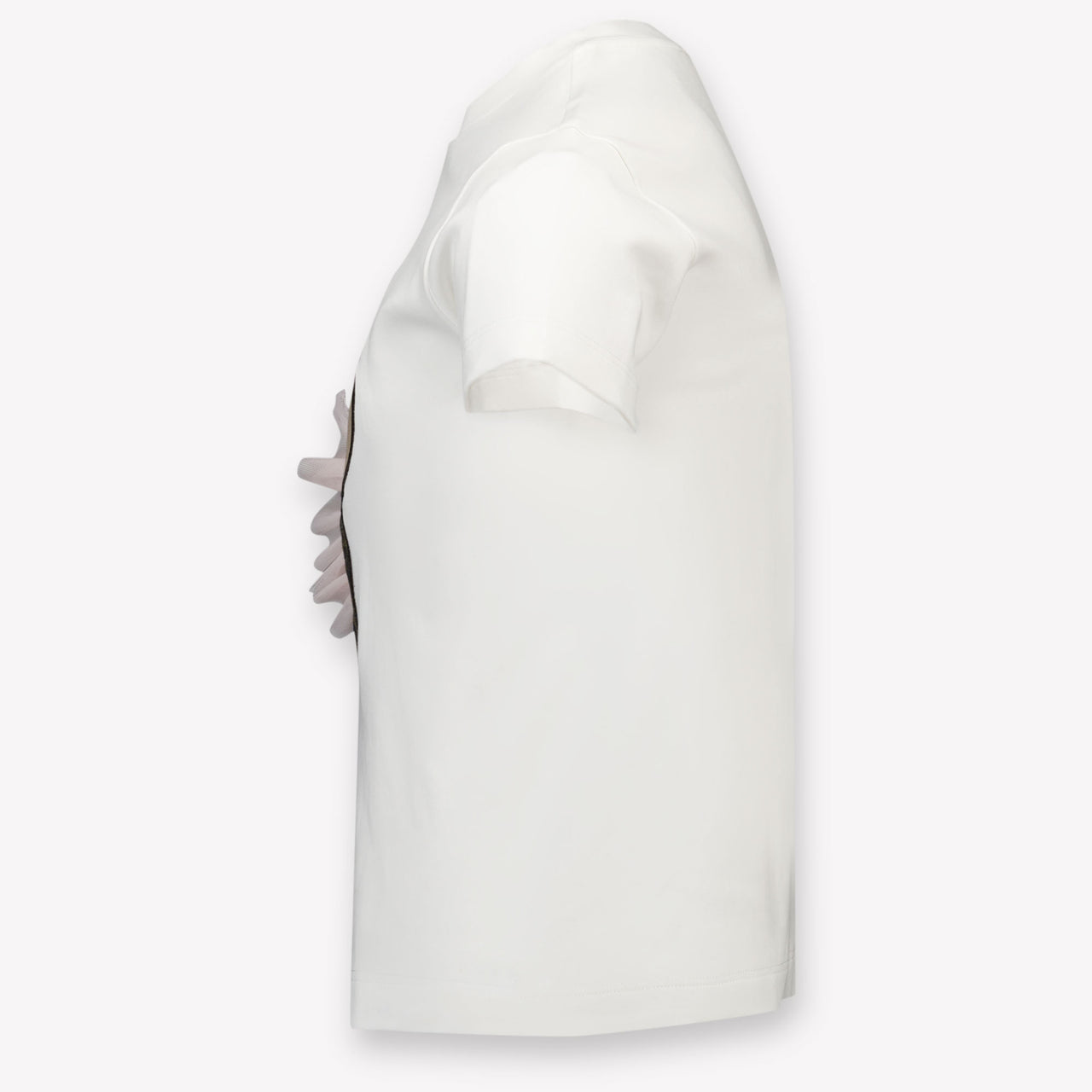 Fendi Kinder Meisjes T-Shirt In Wit