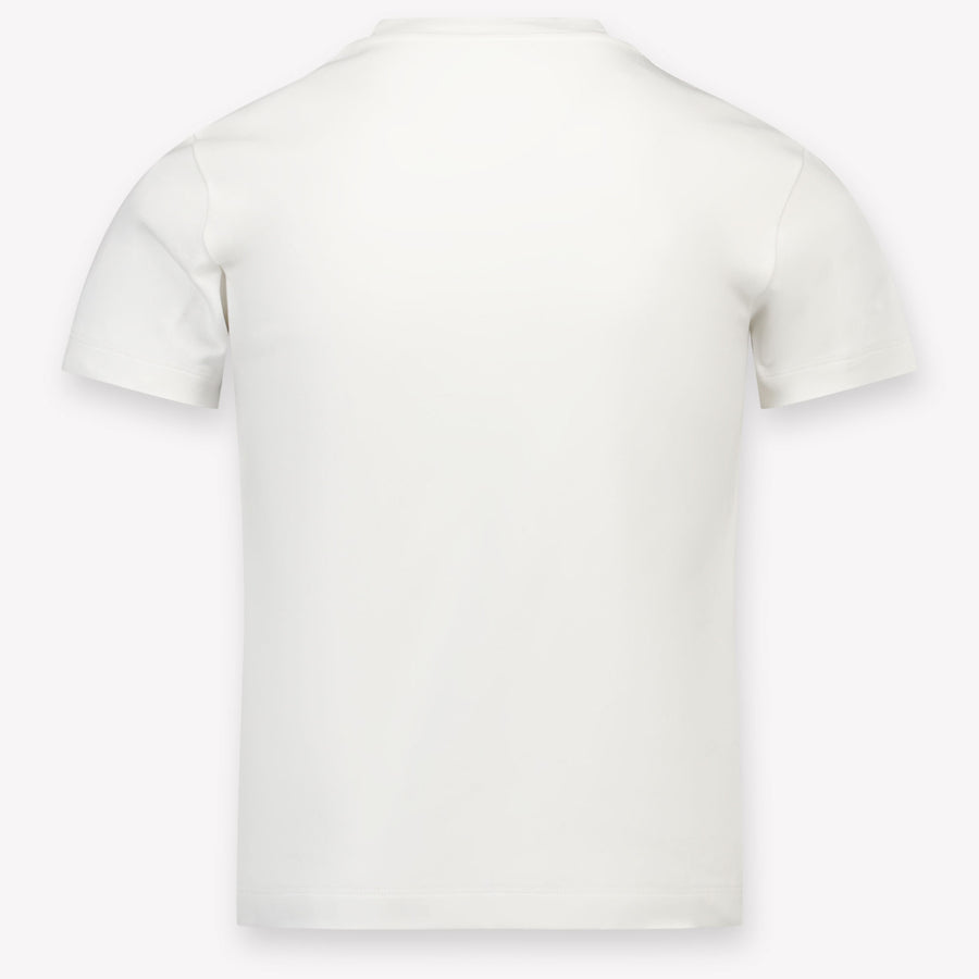 Fendi Kinder Meisjes T-Shirt In Wit