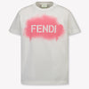 Fendi Kinder Unisex T-Shirt In Roze