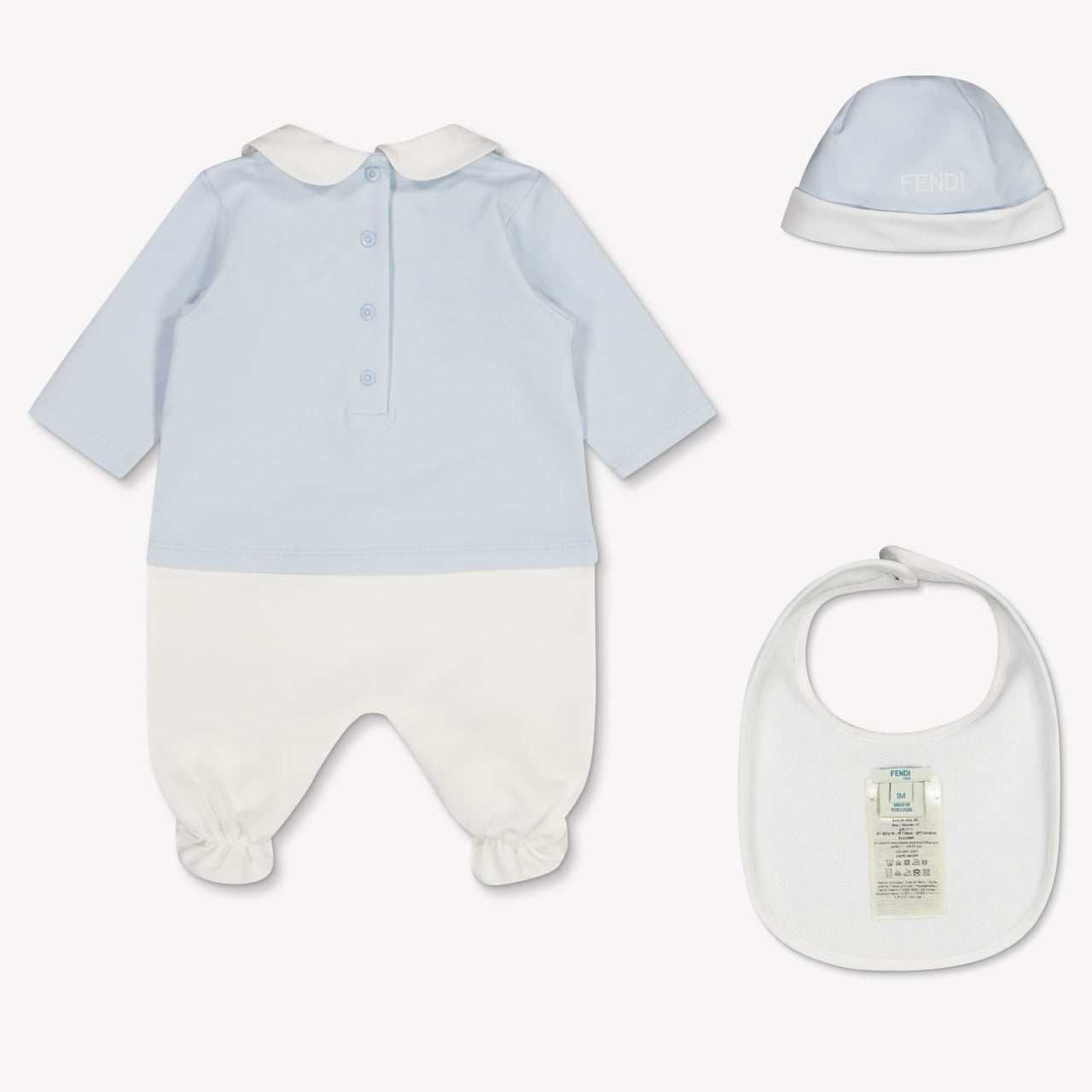 Fendi Baby Unisex Boxpakje In Licht Blauw