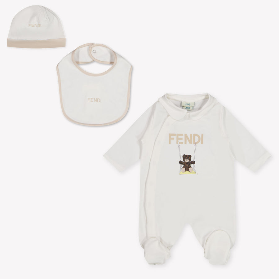 Fendi Baby Unisex Boxpakje In Wit