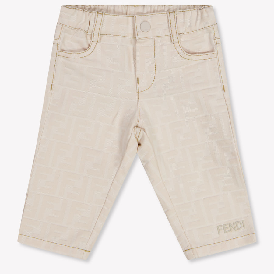 Fendi Baby Boys Trouser in Light Beige
