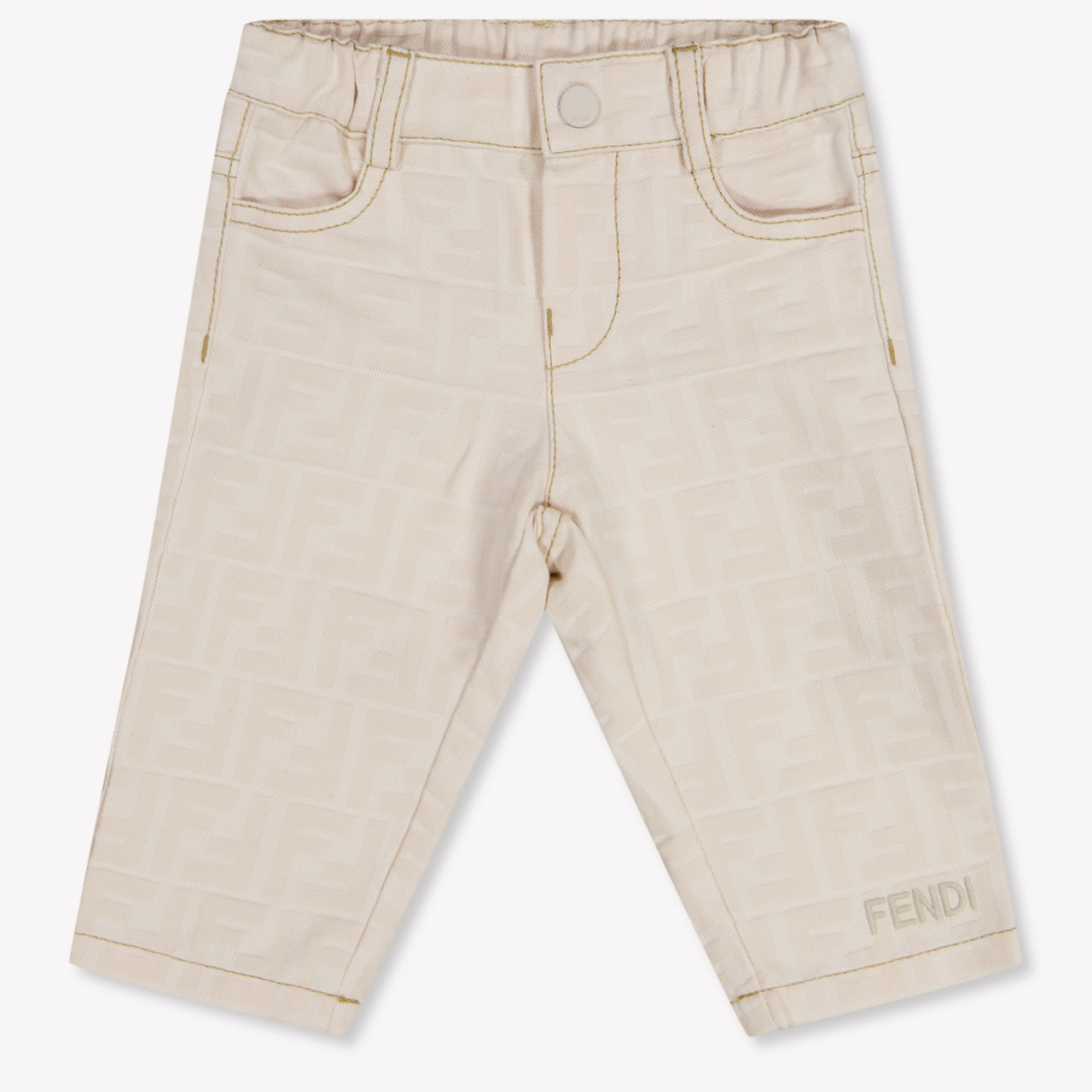 Fendi Baby Jongens Broek In Licht Beige