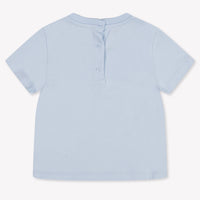 Fendi Baby Unisex T-Shirt In Licht Blauw