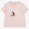 Fendi Baby Unisex T-Shirt In Licht Roze