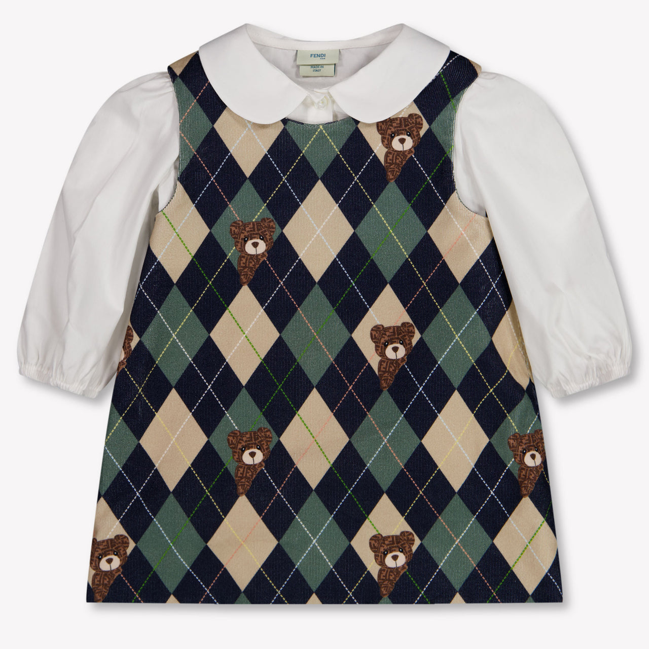 Fendi Baby Meisjes Jurk In Licht Roze