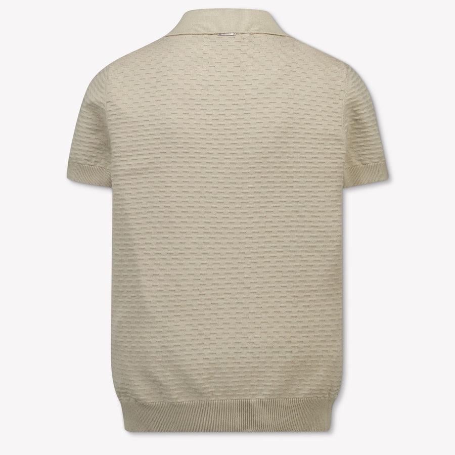 Antony Morato Kids Boys Polo In Beige