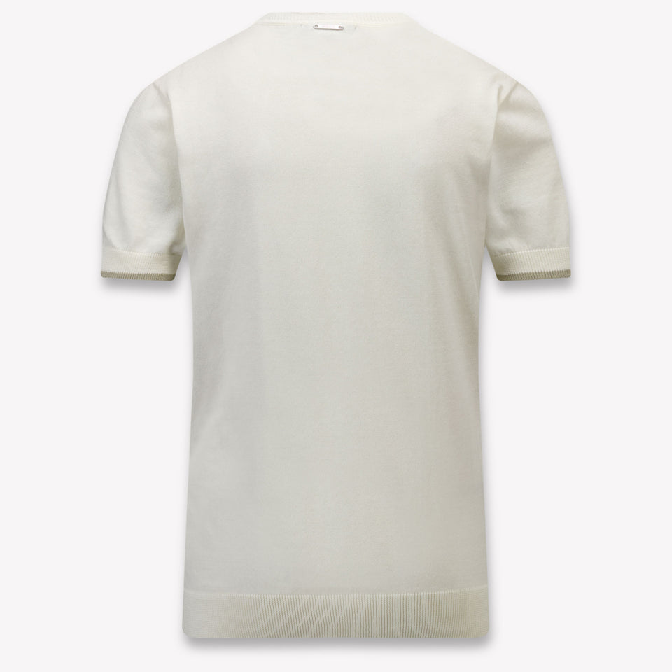 Antony Morato Kids Boys T-Shirt In OffWhite