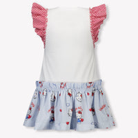 MonnaLisa Kinder Meisjes Jurk In Wit
