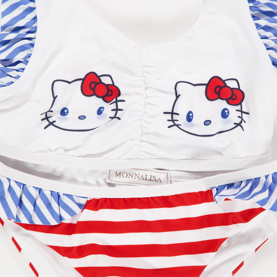 MonnaLisa Kids Girls Swimwear In White