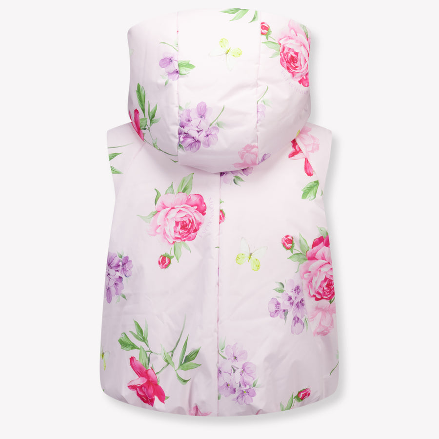 MonnaLisa Kinder Meisjes Bodywarmer In Licht Roze