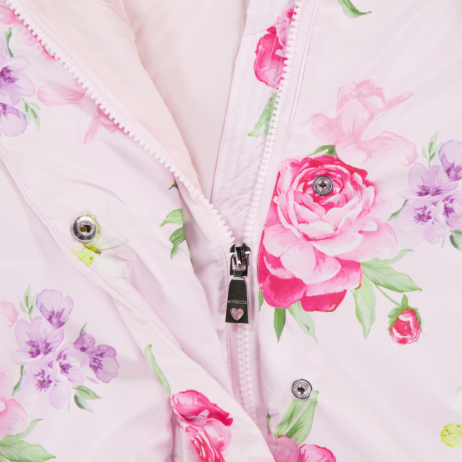 MonnaLisa Kinder Meisjes Bodywarmer In Licht Roze