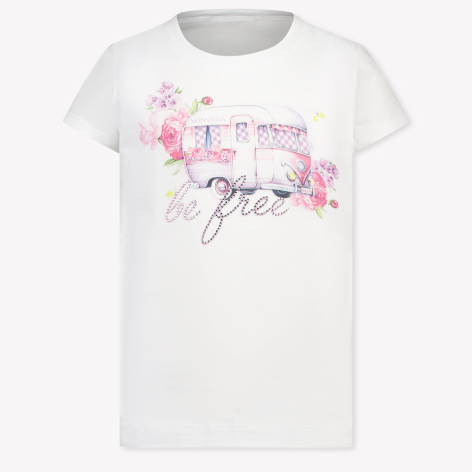 MonnaLisa Kids Girls T-Shirt In White