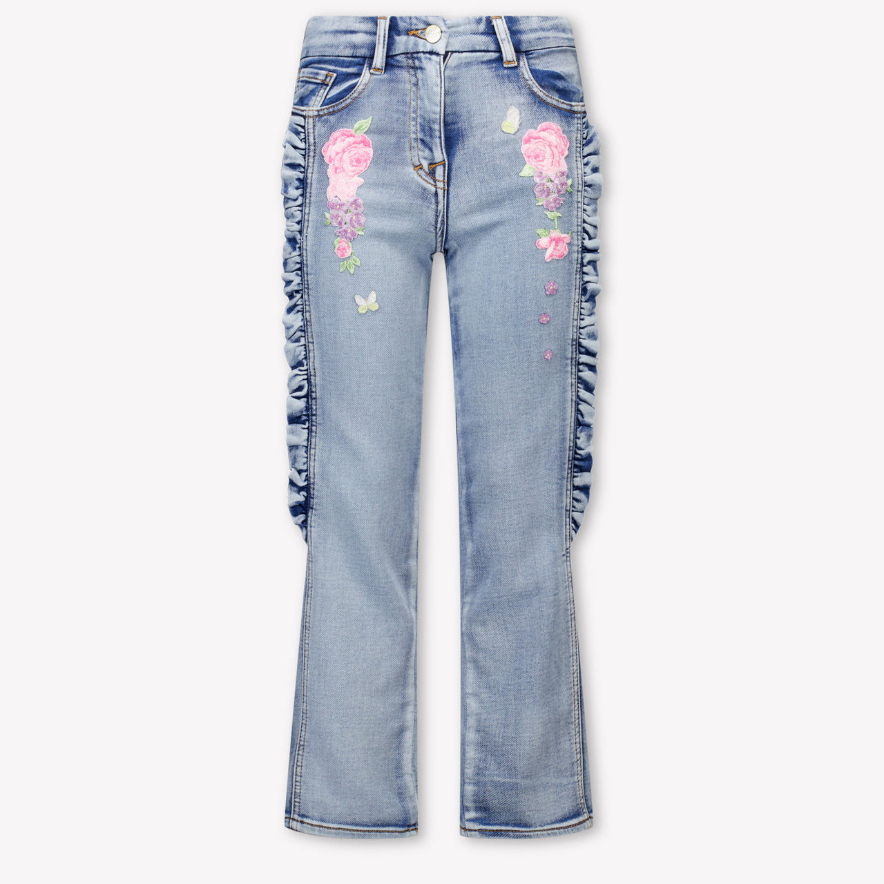 MonnaLisa Kids Girls Jeans In Blue