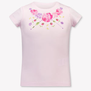 MonnaLisa Kids Girls T-Shirt In Light Pink