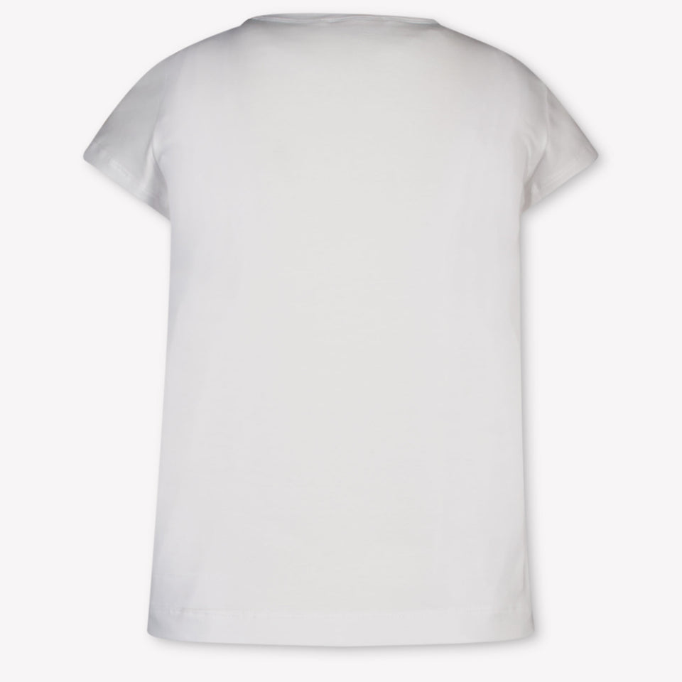 MonnaLisa Kinder Meisjes T-Shirt In Wit