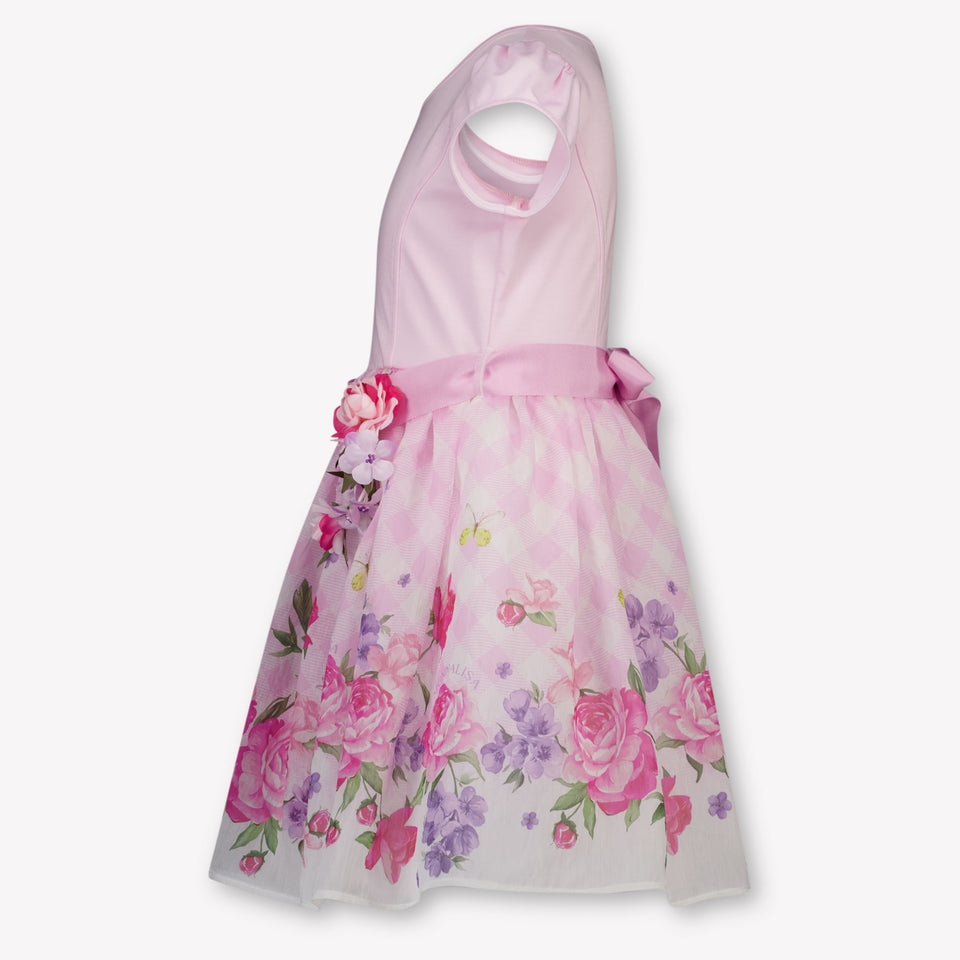 MonnaLisa Kids Girls Dress In Light Pink