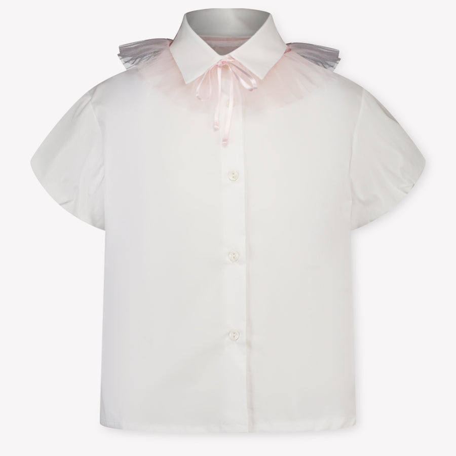 MonnaLisa Girls Blouse in White