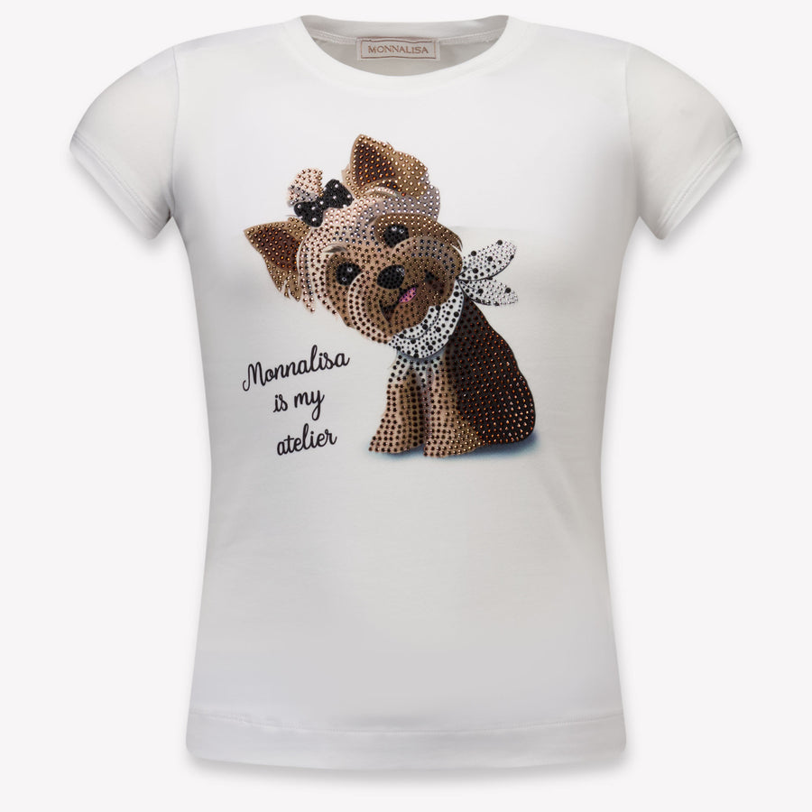 MonnaLisa Kids Girls T-Shirt In White