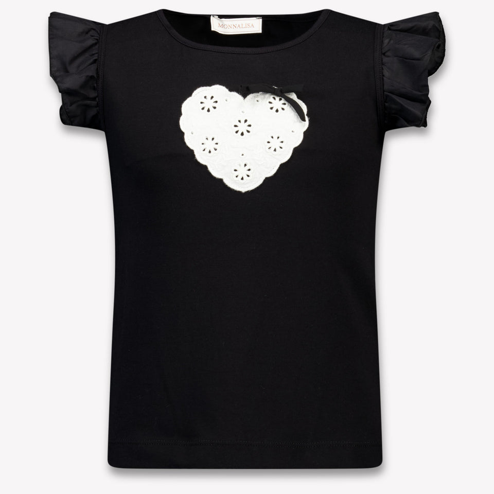 MonnaLisa Kids Girls T-Shirt In Black