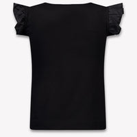 MonnaLisa Kinder Meisjes T-Shirt In Zwart