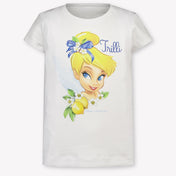 MonnaLisa Kinder Meisjes T-Shirt In Wit