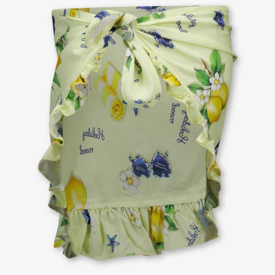 MonnaLisa Kids Girls Swimwear In Yellow