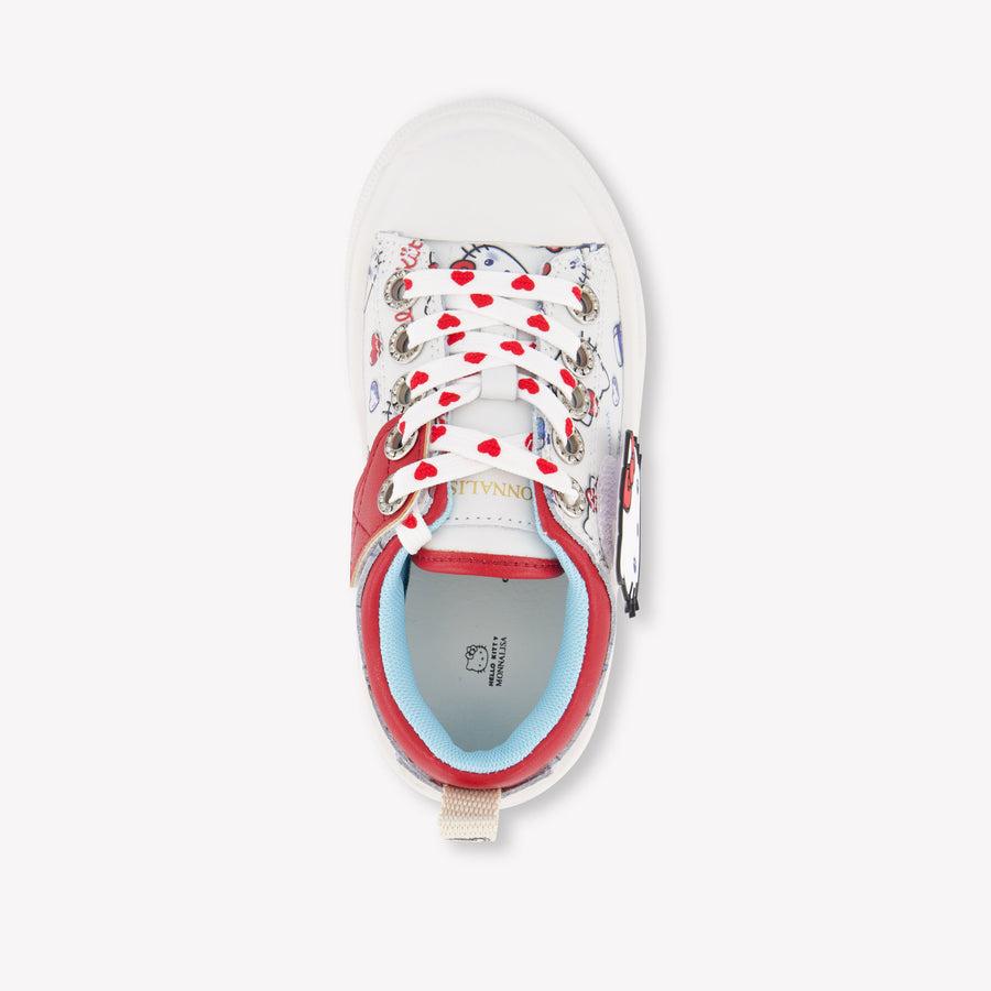MonnaLisa Meisjes Sneakers In Wit