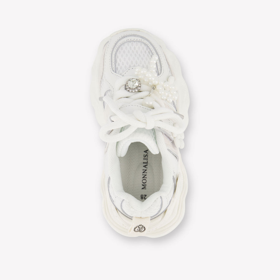 MonnaLisa Meisjes Sneakers In Wit