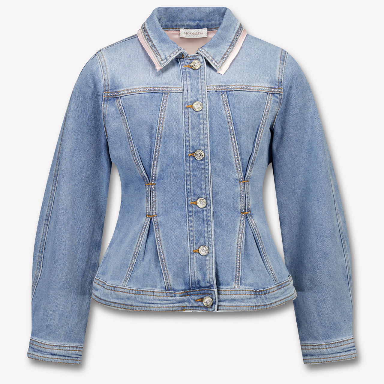 MonnaLisa Kinder Meisjes Spijkerjassen In Blauw