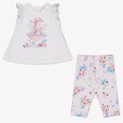 MonnaLisa Baby Meisjes Setje In Licht Roze
