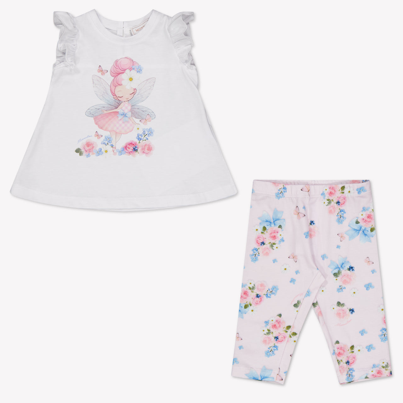 MonnaLisa Baby Girls Set In Light Pink