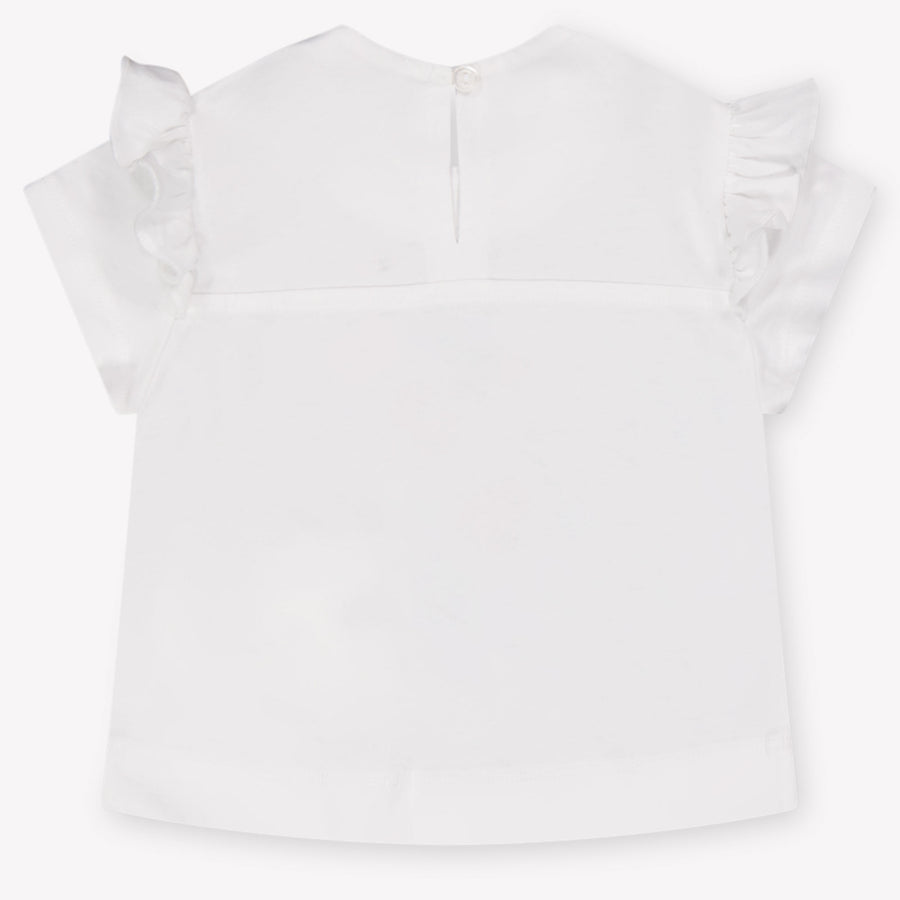 MonnaLisa Baby Girls T-Shirt In White