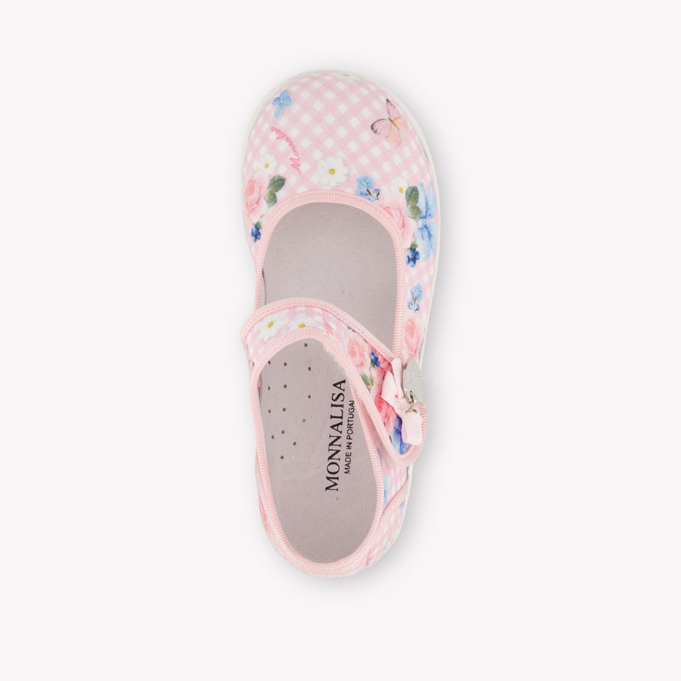 MonnaLisa Girls Shoes In Light Pink