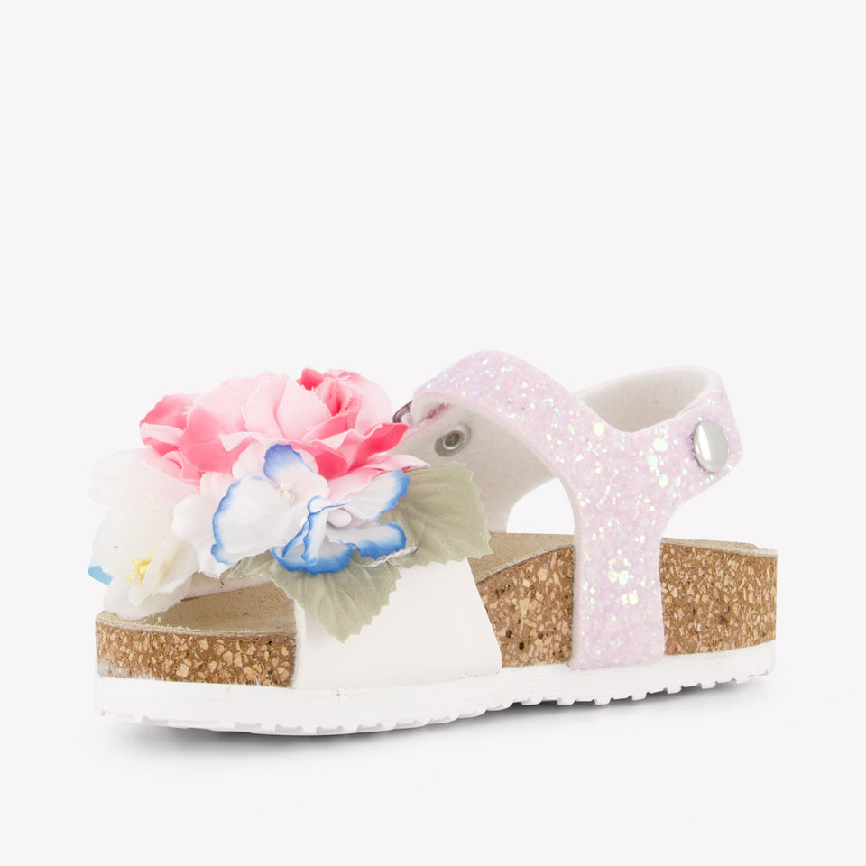 MonnaLisa Girls Sandals In Pink