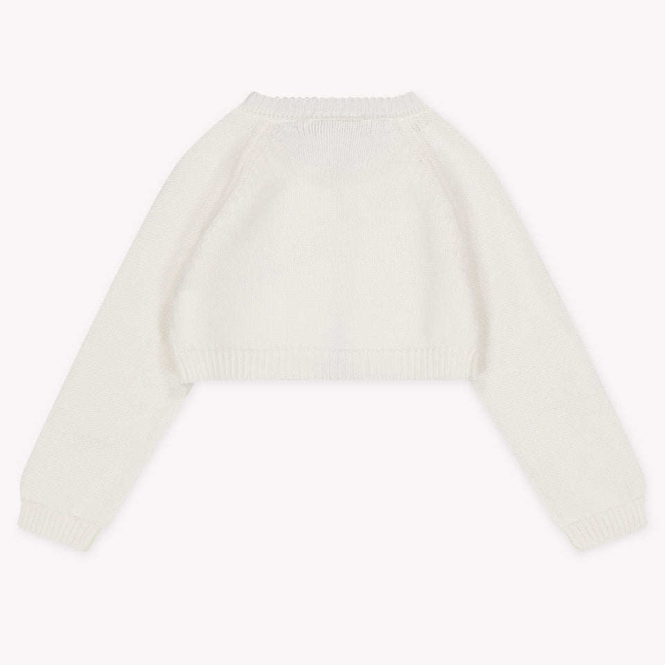 MonnaLisa Baby Girls Cardigan In White