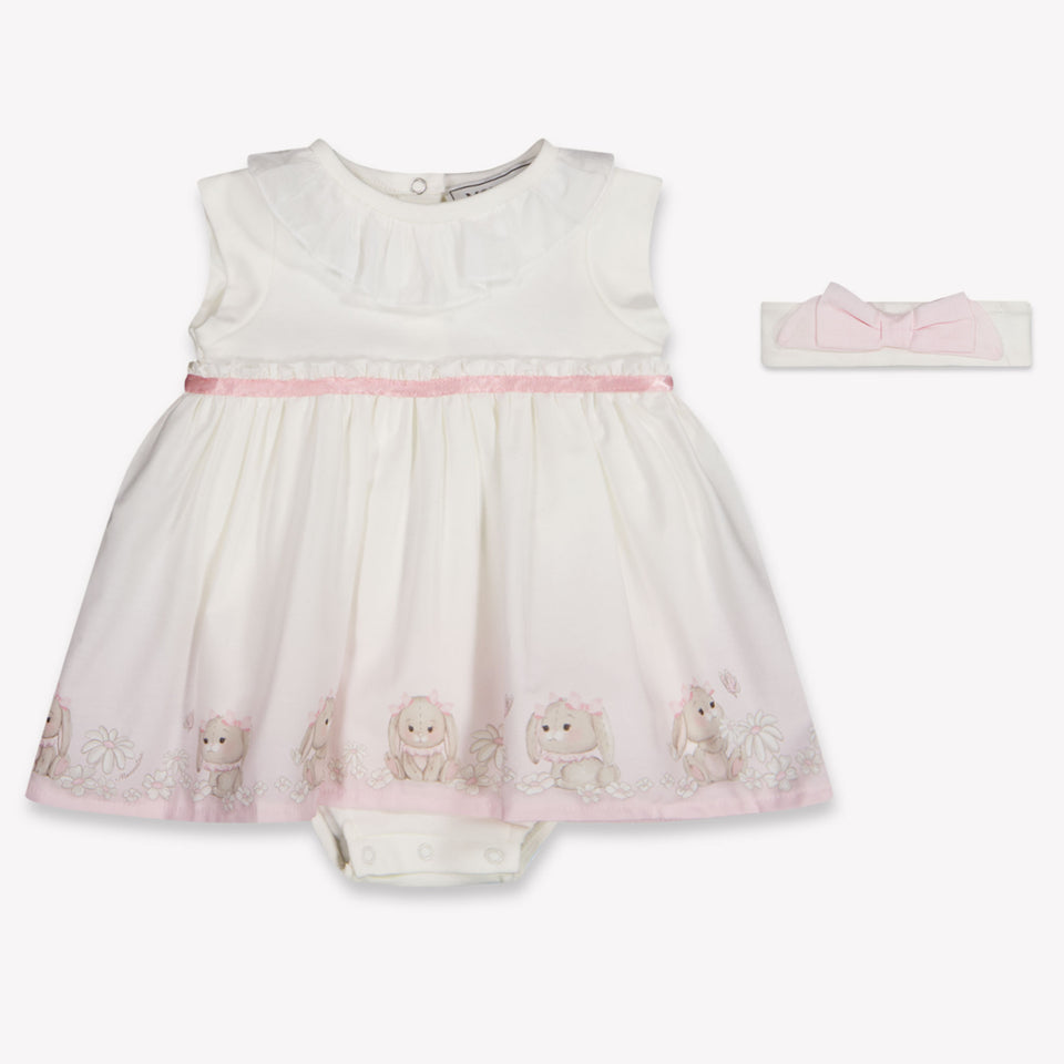 MonnaLisa Baby Girls Dress In Light Pink