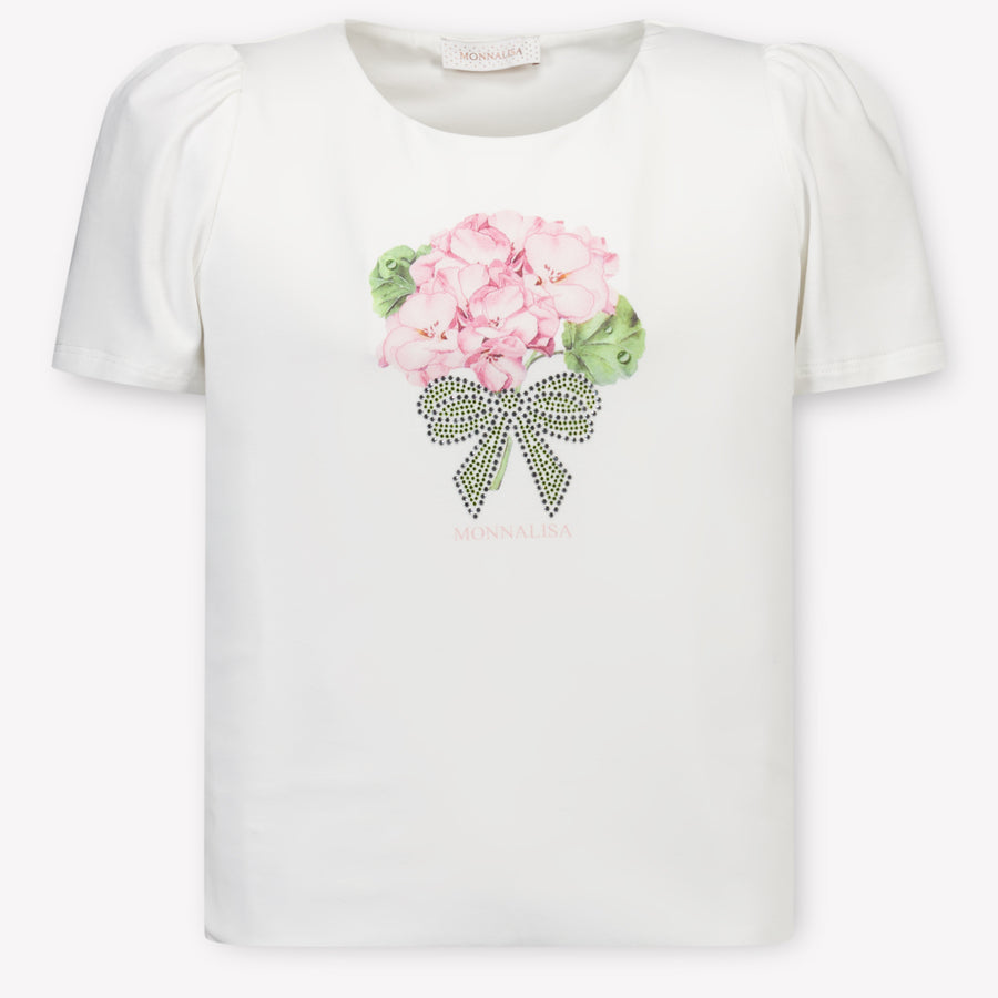 MonnaLisa Kids Girls T-Shirt In White