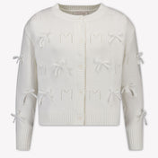 MonnaLisa Kinder Meisjes Vest In Off White