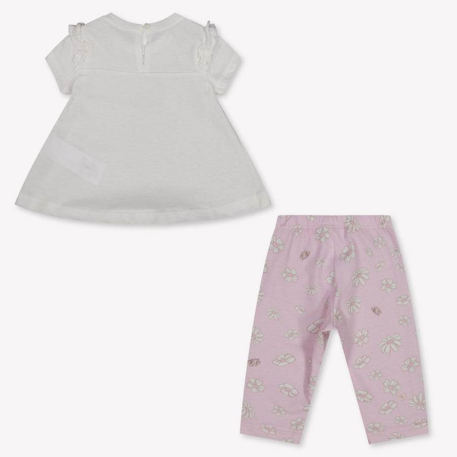 MonnaLisa Baby Meisjes Setje In Licht Roze