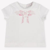 MonnaLisa Baby Girls T-Shirt In OffWhite