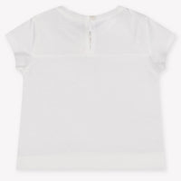 MonnaLisa Baby Girls T-Shirt In OffWhite