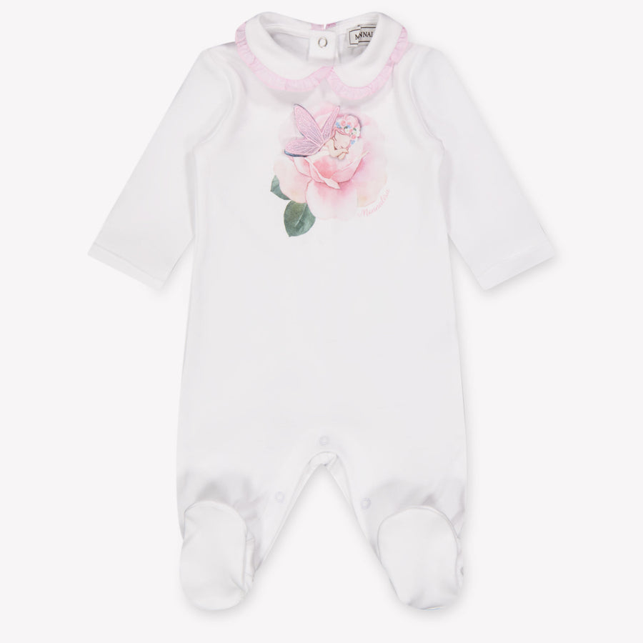 MonnaLisa Baby Meisjes Boxpakje In Off White
