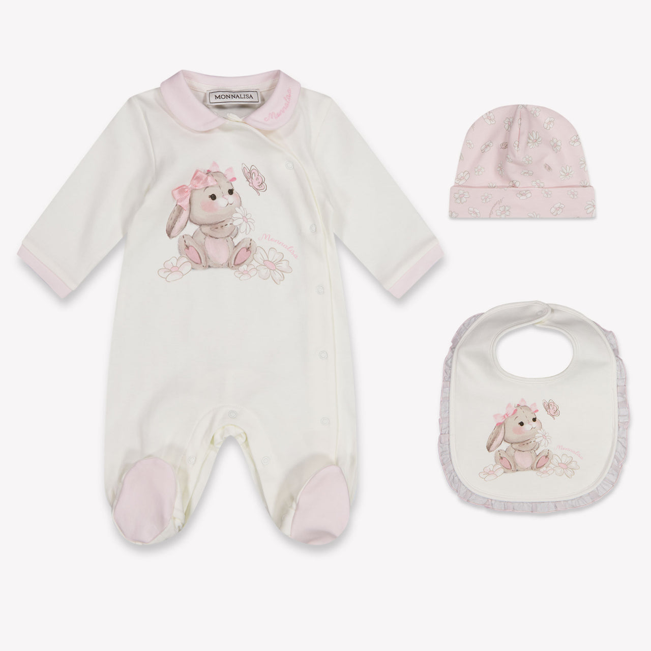 MonnaLisa Baby Meisjes Boxpakje In Off White