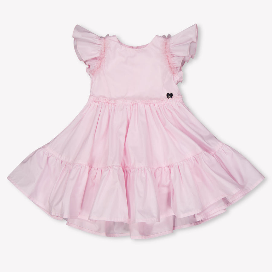 MonnaLisa Baby Girls Dress in Light Pink