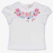MonnaLisa Baby Girls T-Shirt In White