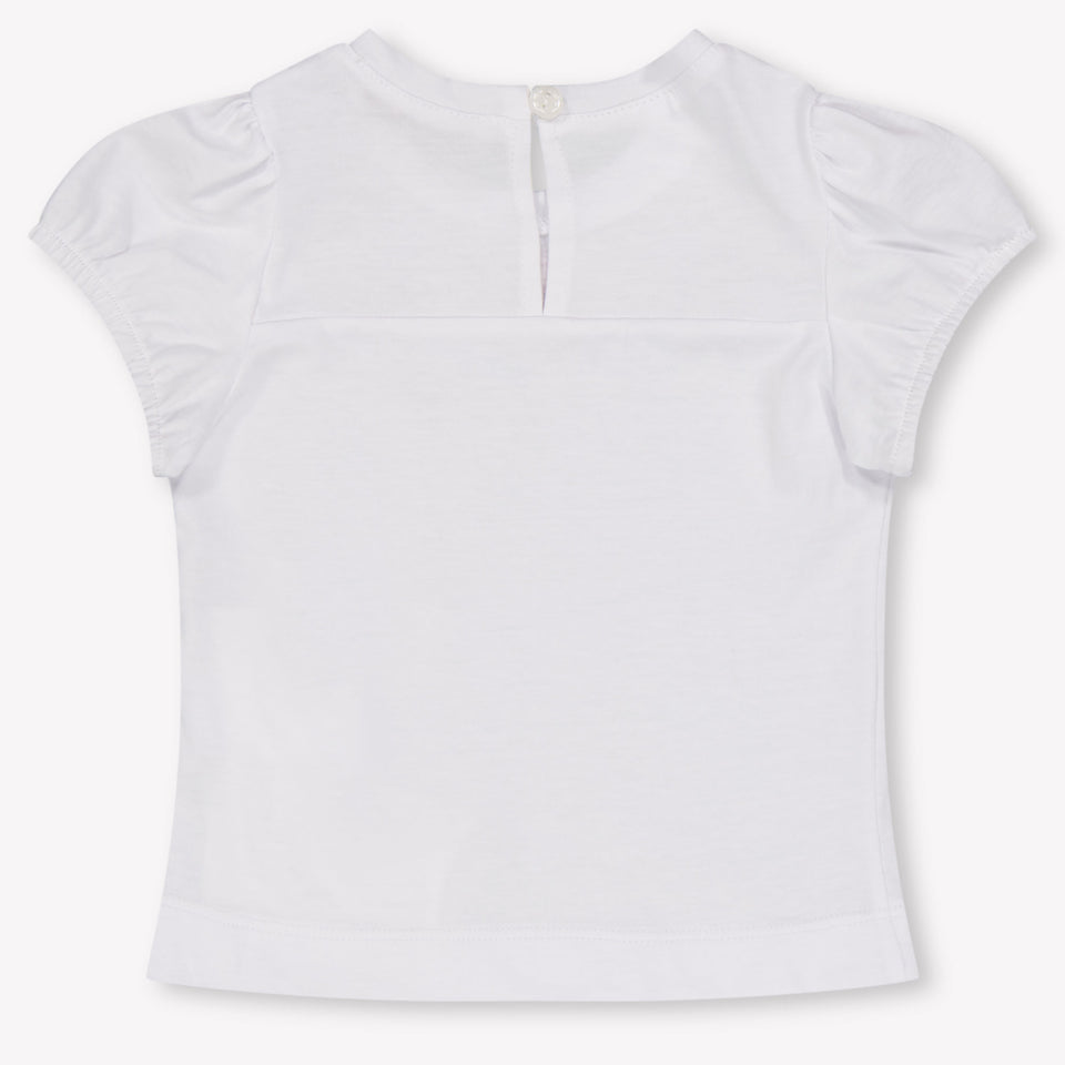 MonnaLisa Baby Girls T-Shirt In White